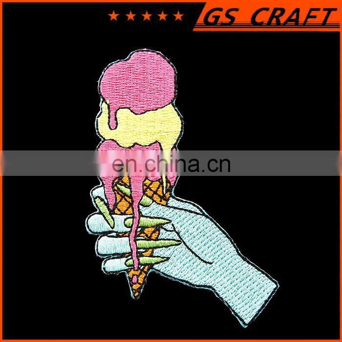 Custom made color and size embroidery patch