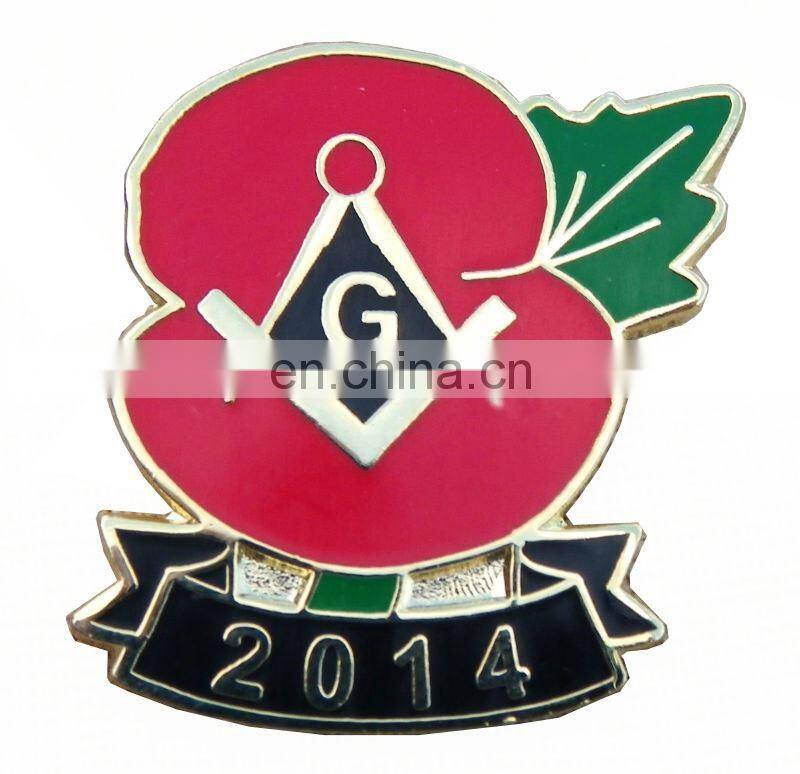 factory supplier hot selling masonic items/ masonic lapel pins