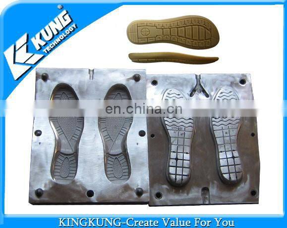 Good design PVC/TPR outsole mould suit for Italy machine