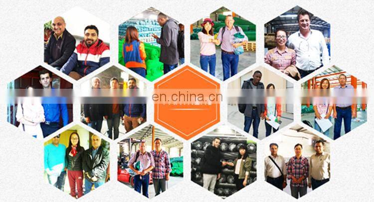 100% HDPE knitting orange safety warning net export to Japan