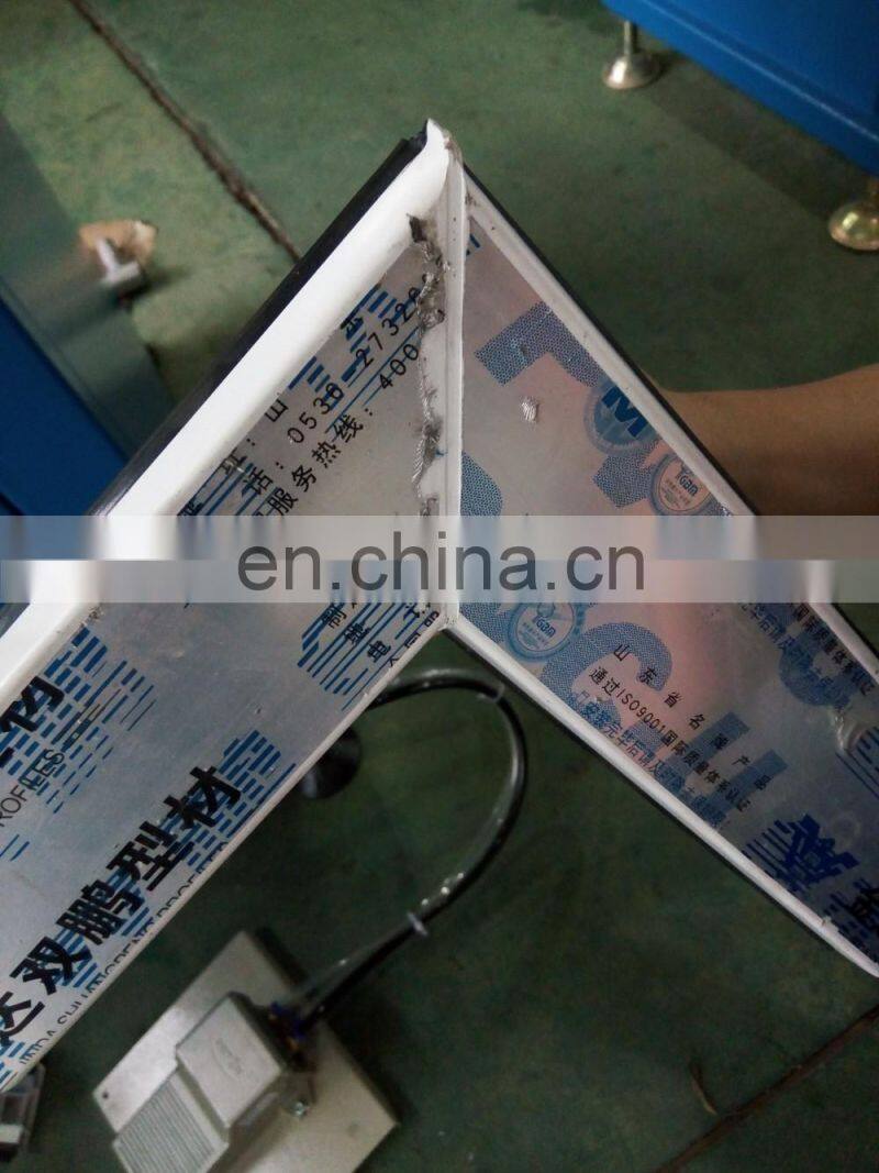 Malaysia agent wanted upvc pvc automatic cnc window corner cleaning machine