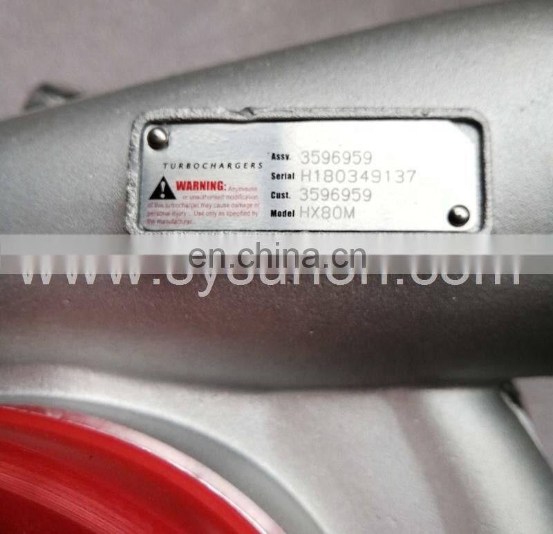 Genuine diesel engine spare part supercharger /turbocharger K19 KTA19 HX80 3594142 3534625 3537685 3594141 3596959