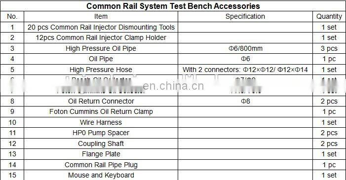 JH-CRS900 Diesel Fuel Injection Common Rail Injector and Pump Test Bench with IQA CODE