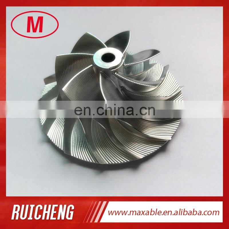 TD05H 52.56/80.00mm 7+7 blades high performance point milling Turbocharger milling/aluminum 2618/billet compressor wheel
