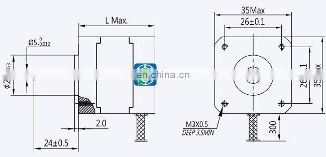 1.8 degree nema 14 stepper motor for wholesale