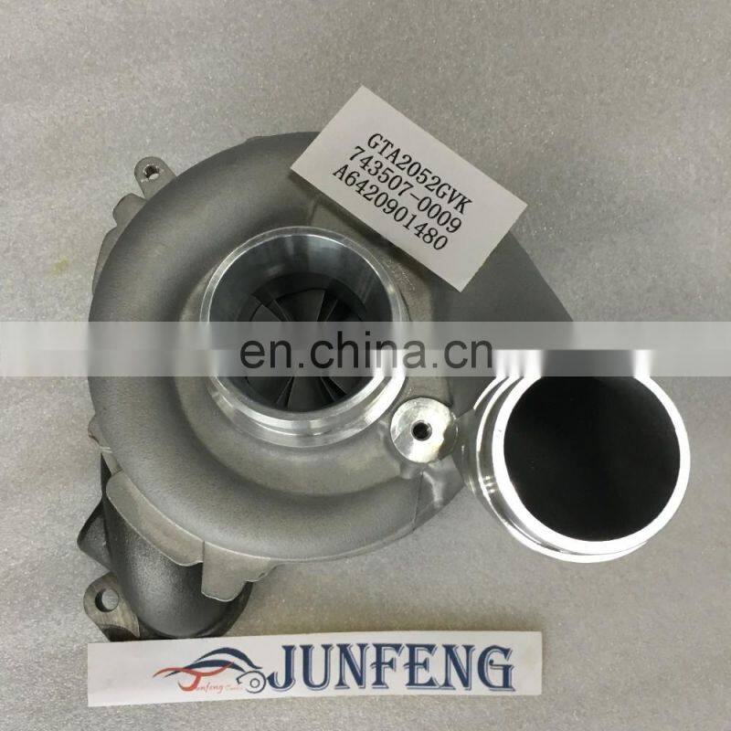 GTA2052GVK turbocharger 765155-5007S 743507-0009 A6420901480 for engine OM642DELA