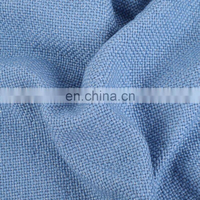 2019 Hot  Home Decor Bed Sofa Couch Chair light blue Knitted Throw Blanket with Bright Silk Thread