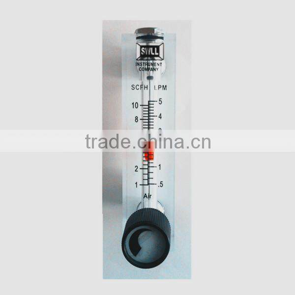 LZM panel mounted acrylic flow meter,air flow meter