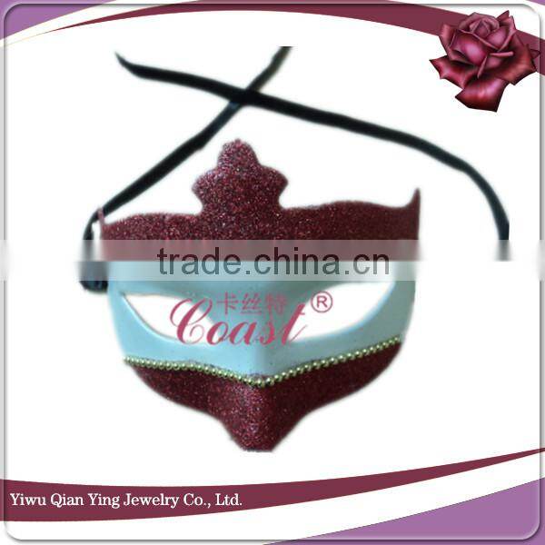 Factory supply promotional glitter party eye mask