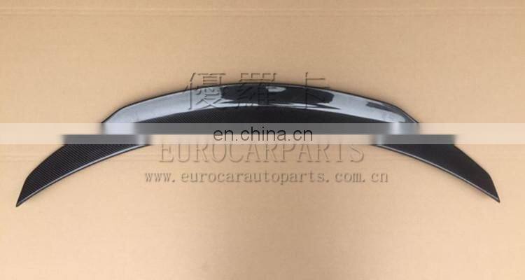 C63 Carbon Fiber rear wing for MB C-class W205 C63 to P-style carbon fiber C63 trunk spoiler fit for W205 C63 14-16y