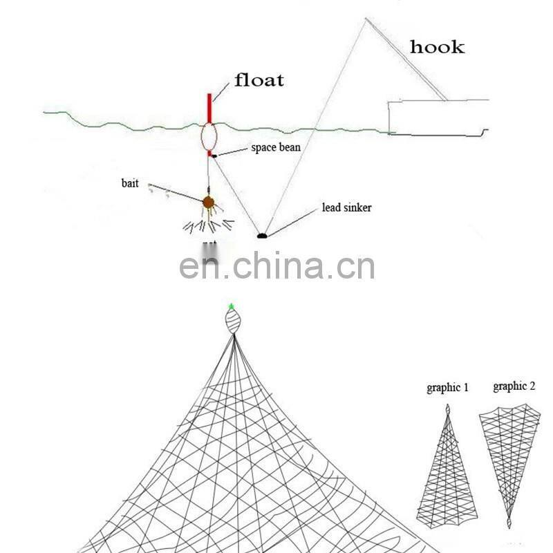 Beads Copper Spring Shoal Fishing Net with Ball Bearing Solid Ring Connector Freshwater Tool