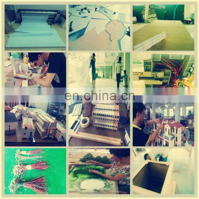 interior house architecture model with led light ,furniture