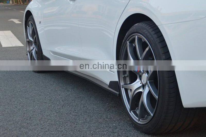 New Arrival Q50 Carbon Fiber Side Skirts Extensions for Infiniti 2014 UP
