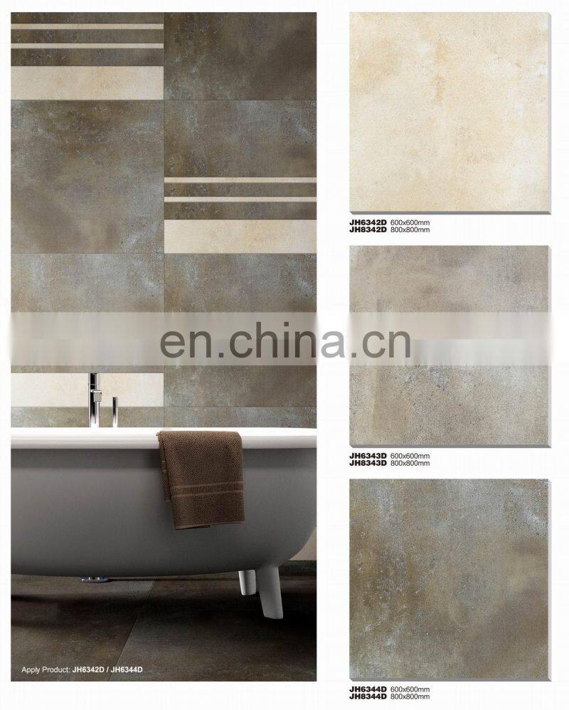full body matt and rough surface anti slip hard and strong glazed porcelain rustic floor tile
