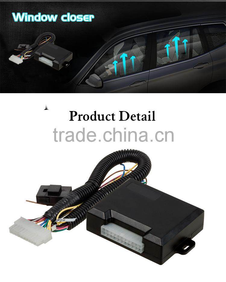 Auto power window folding kit with double check design