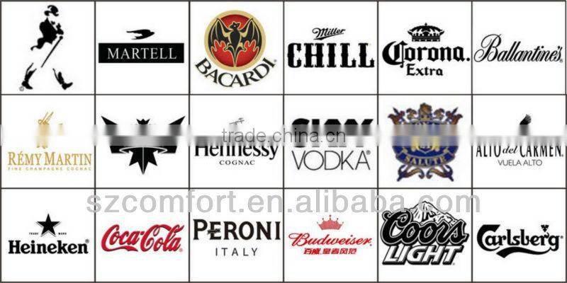 Promotion clear glass coasters