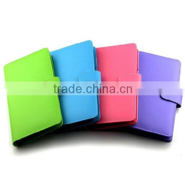 eco-friendly high qulaity mini notebook leather buckle pad colorful note pad