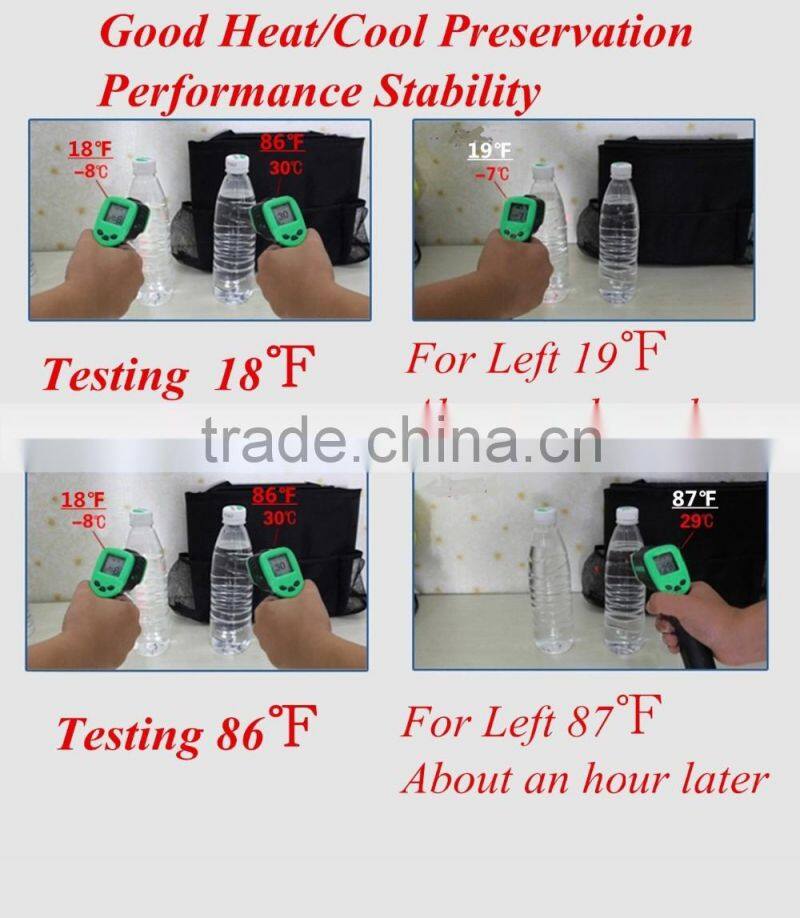 Car Back Seat Organizer/Auto Seat /Multi-Pocket Travel Storage Bag/Insulated Car Seat Back Drinks Holder Cooler