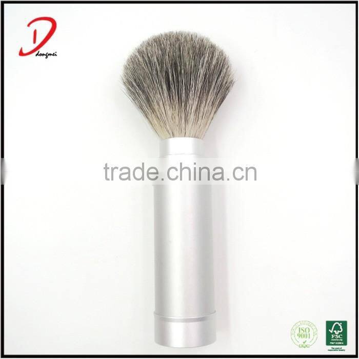 Wholesale Private Label Metal Handle Travel Shaving Brush