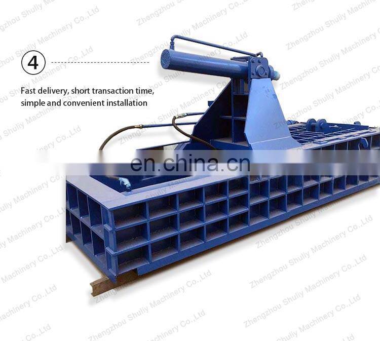 High efficiency horizontal scrap metal baler machine scrap metal balers