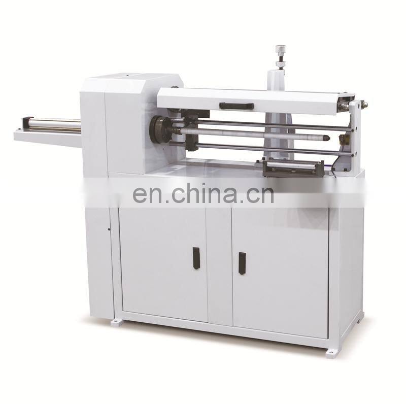 UC600 25mm 40mm 76mm Automatic Paper Tube Core Slitting Machine, Kraft Cardboard Pipe Slitter Cutting Machine