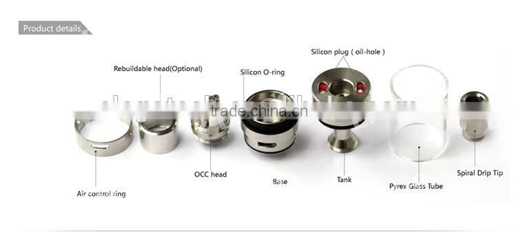 2015 Alibaba Wholesale Original UD GOBLIN MINI RTA atomizer/Godzilla V2 rta tank/UD zephyrus vs UD Bellus RTA Tank f Bellus Tank