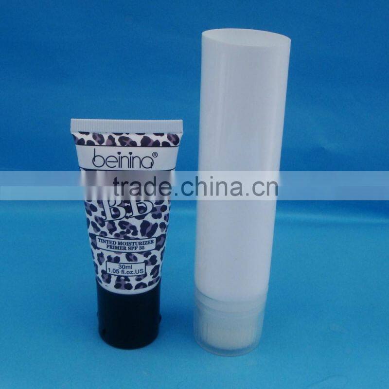 Plastic tube packaging for lipgloss /printed cosmetic plastic soft tube for lip care