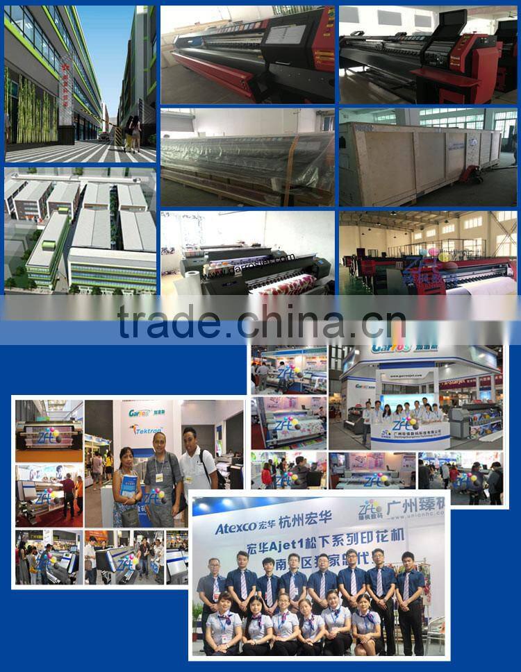 Digital automatic roller konica solvent printing printer