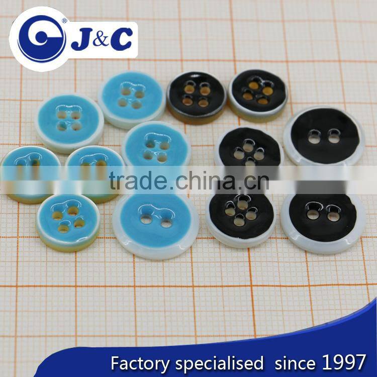 pantone colour match river shell buttons ,river shells shirt buttons with plating side