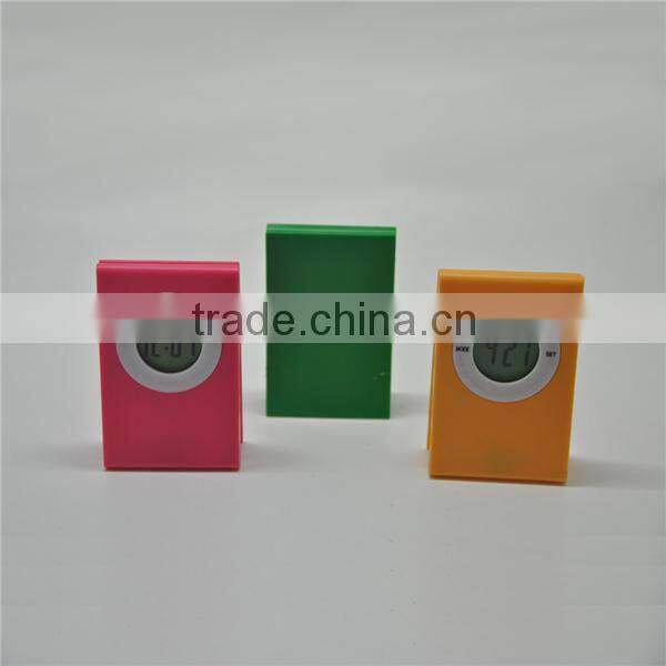 clip alarm clock, promotional cheap clock, small alarm clock