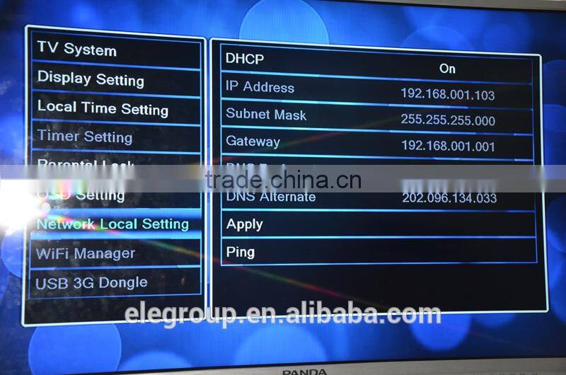 SKS+ IKS satellite receiver Tocomfree S929 for South America with wifi,3G,iptv function