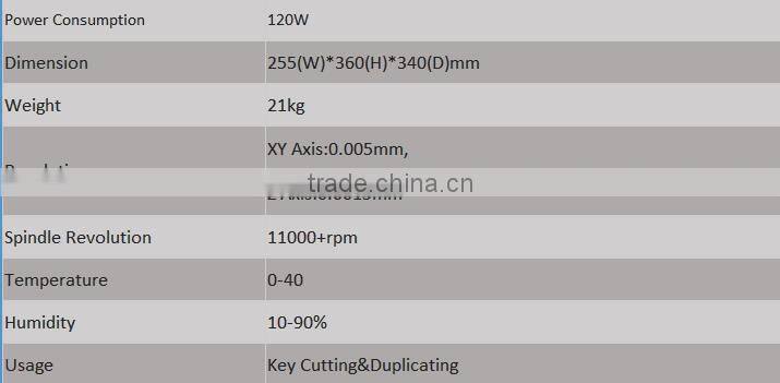 2016 Sk hot offer SEC-E9 Key Cutting Machine with good price