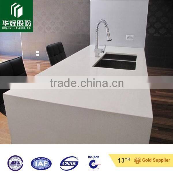 hot selling white Artificial Quartz kitchen countertop
