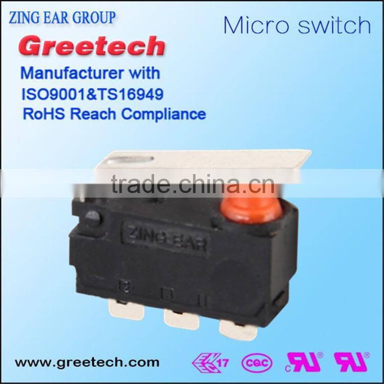 On Off Push Button Micro Switch 0.1A 125/250VAC