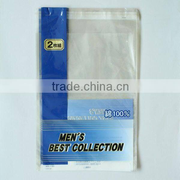 Transparent Bopp Packing Bag Adhesive
