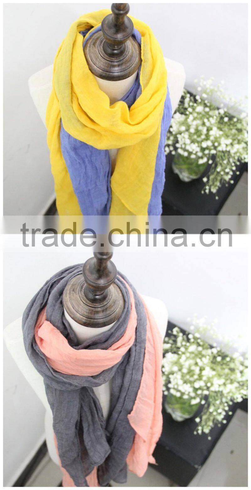 Daily Trend-all Plain Color Matching Cotton Polyester Fashion Baby Girls Boys Scarf