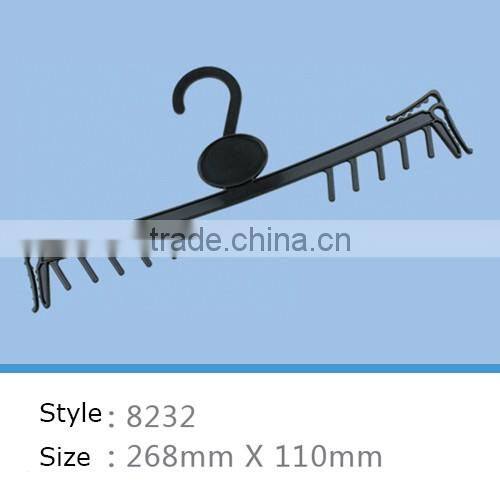 black plastic clothes hanger for lingerie