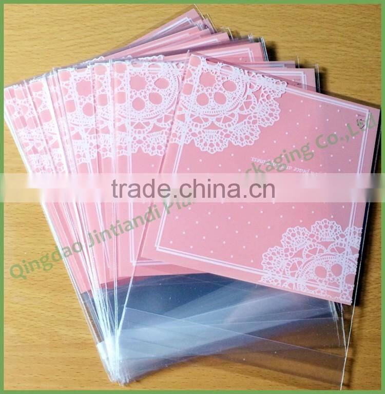 Chinese Wholesale Custom Printed Translucent OPP Gift Plastic Packaging Bag