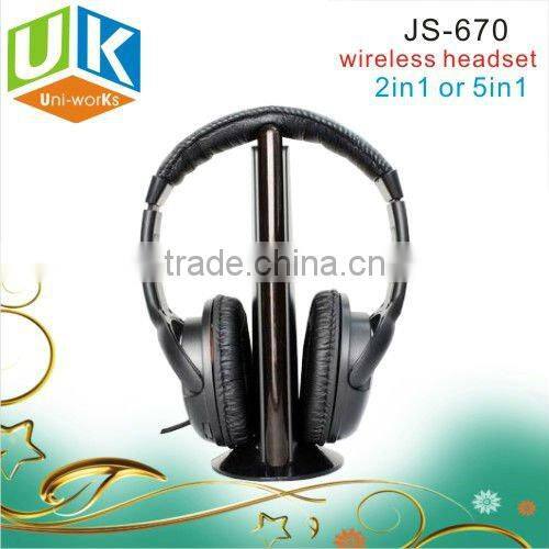 computer stereo wireless headset