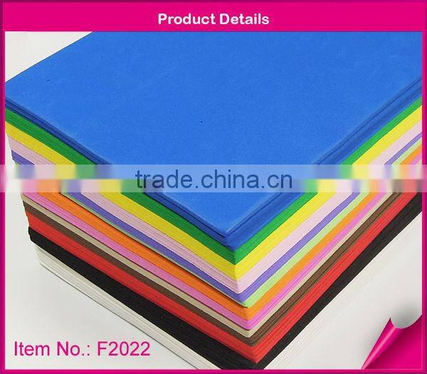 Arts & waterproof bright colors eva foam sheet