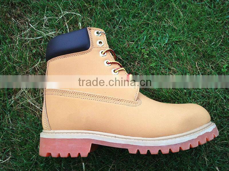 supply steel toe safety shoes wear-resisting protective shoe non slip leather safety boots wholesale work shoes