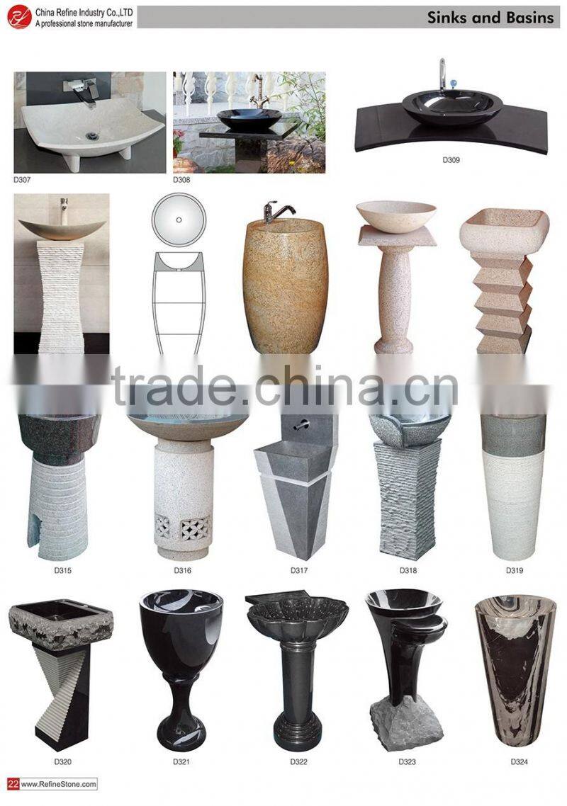 Granite/marbel Washing basins and sinks with different designs