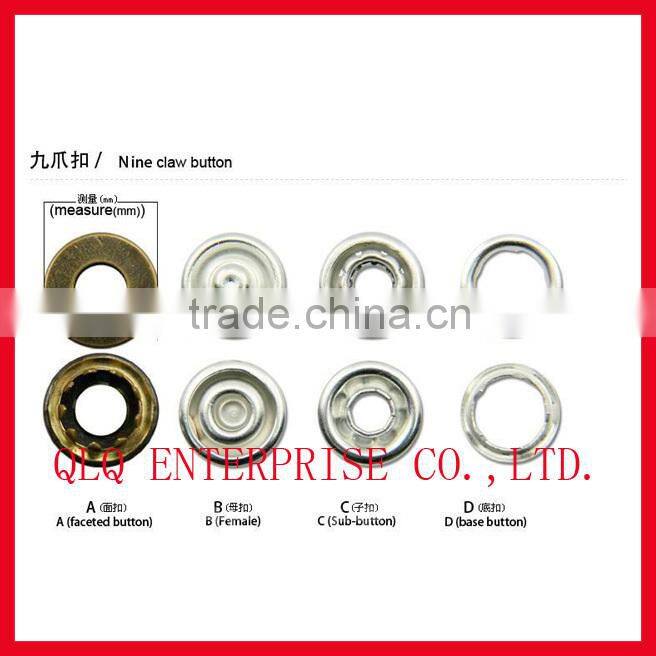 Nine Claw Shaped Button