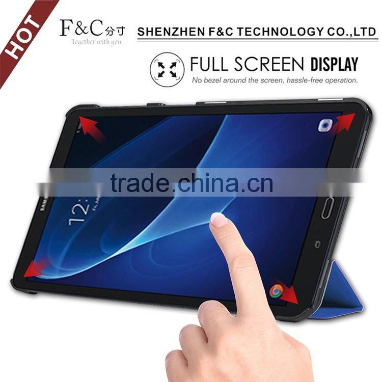 new hot press case for Samsung galaxy Tab A 10.1Soft Microfiber skin for ultra thin case with stand function