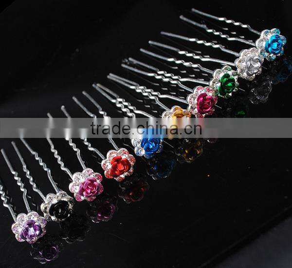 Crystal Bridal Wedding Party Hairpins Hair Jewelry Accessories