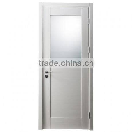 Wooden Doors Design Modern Matte Lacquer Interior Glass Door