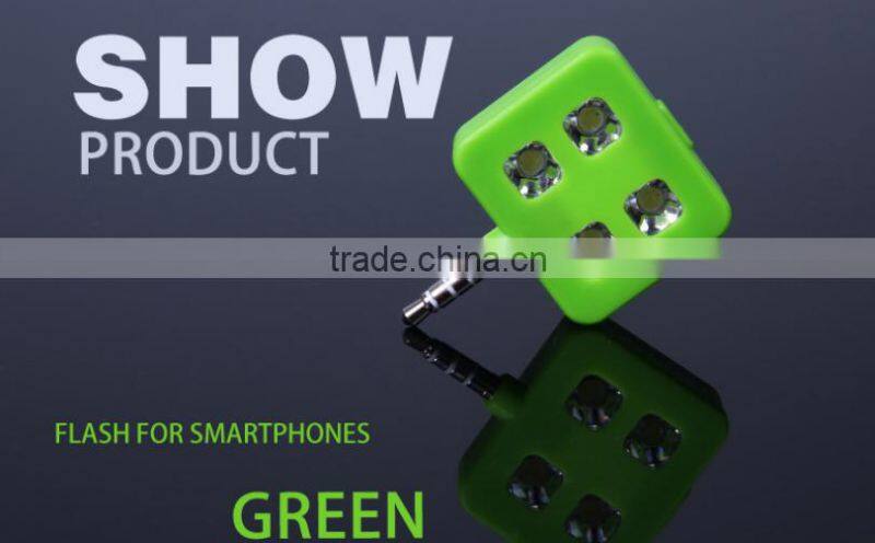 For ios and android Universal Mini 4 LED Camera Flash Selfie Fill Light Selfie Night Photo