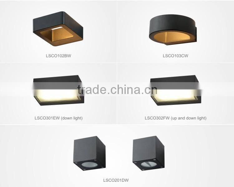 CE SAA outdoor wall stone lights & bronze finished wall mounted light & high lumens garden led light