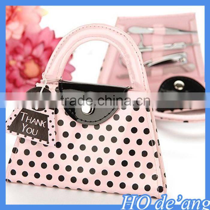 Hogift promotion gifts wedding gifts stainless steel repair capacity nail kit manicure set MHo-104