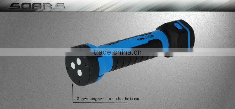 NS549 Rechargeable led work light magnetic base torch light